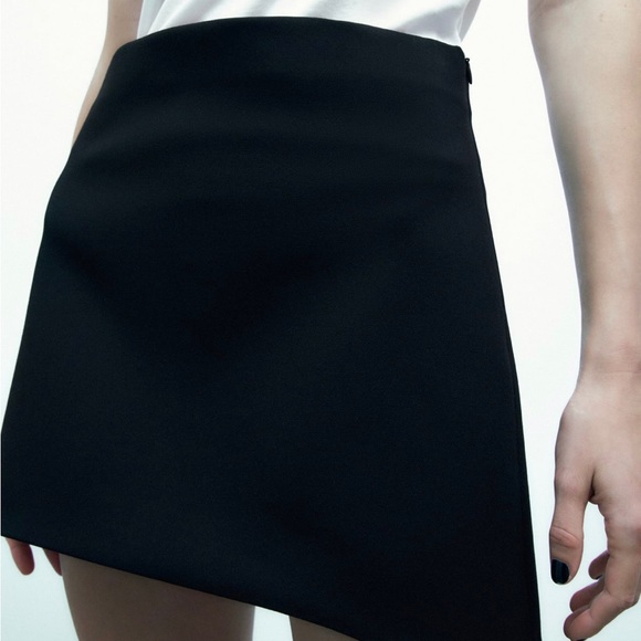 Zara NWT Spiked Hem Mini Skirt - Picture 2 of 3